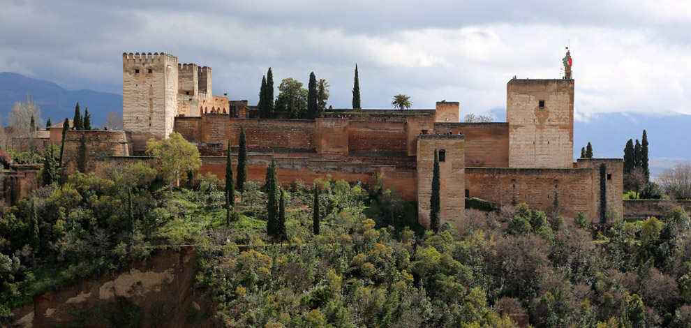 Albaizín udsigt til Alhambra